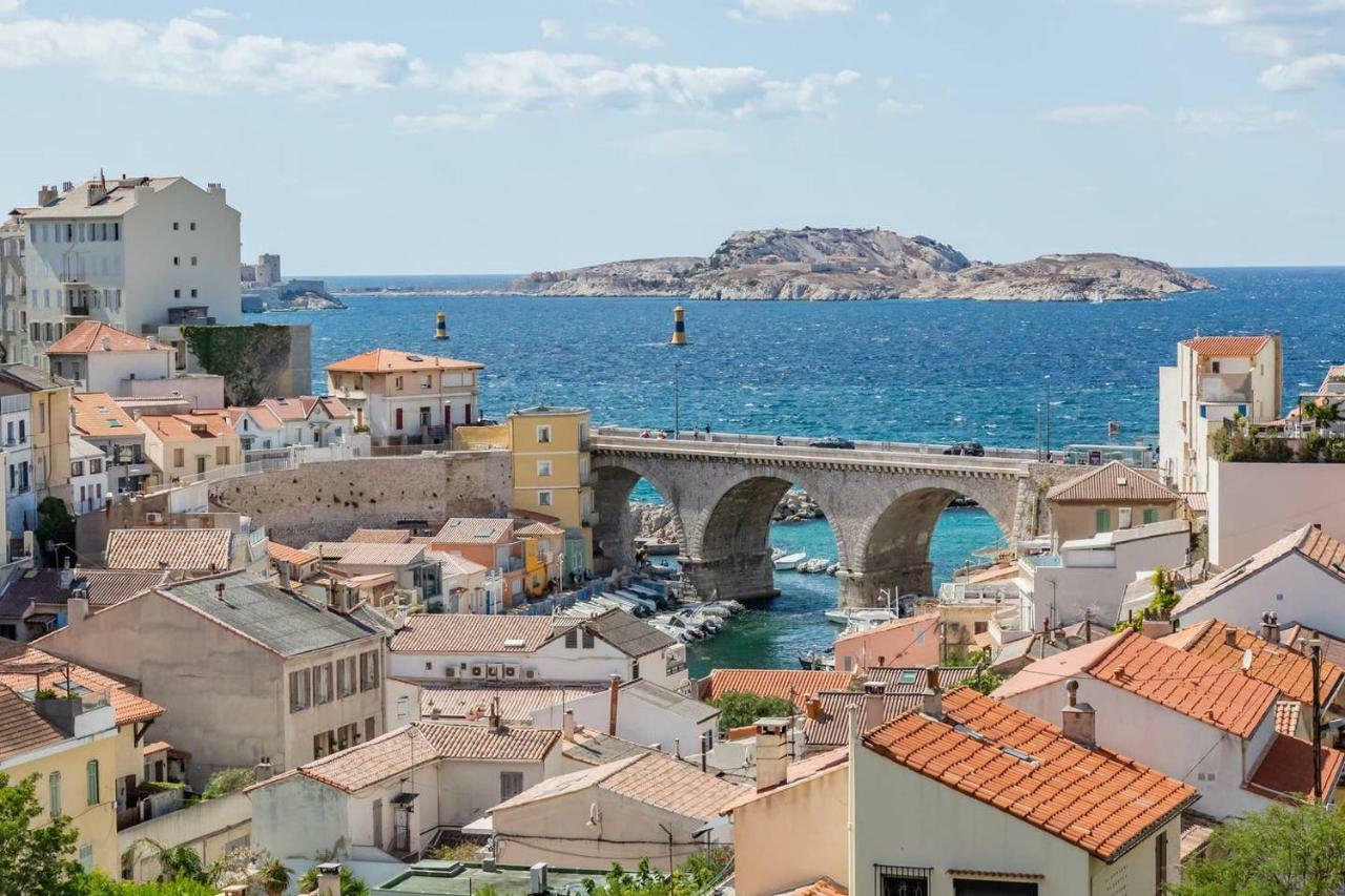 T2 Superbe Vue Mer Et Vallon Des Auffes Marseille Exterior photo